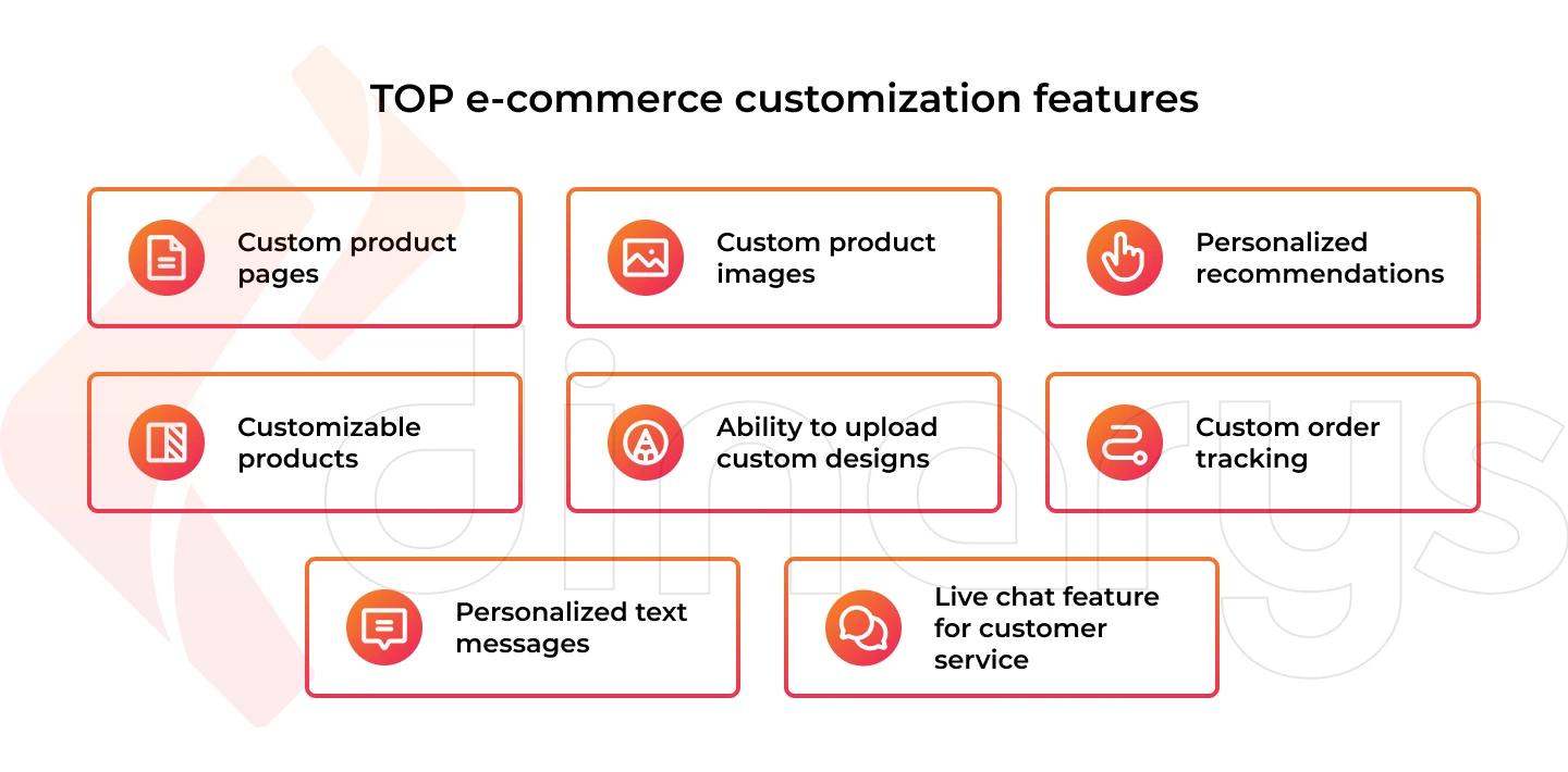 TOP e-commerce customization features